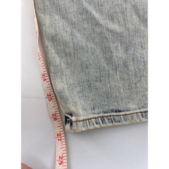 Express Tapered Ankle Jeans Womens Size 6 R Denim Light 80s High Waist Mom Y2k - Picture 4 of 11